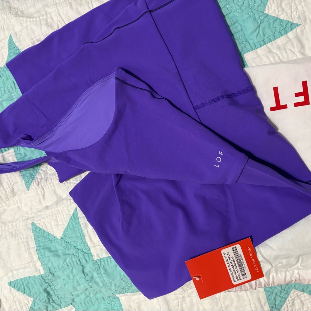 BNWT Left On Friday - Purple One-Shoulder Playsuit in MEDIUM - Picture 4 of 8